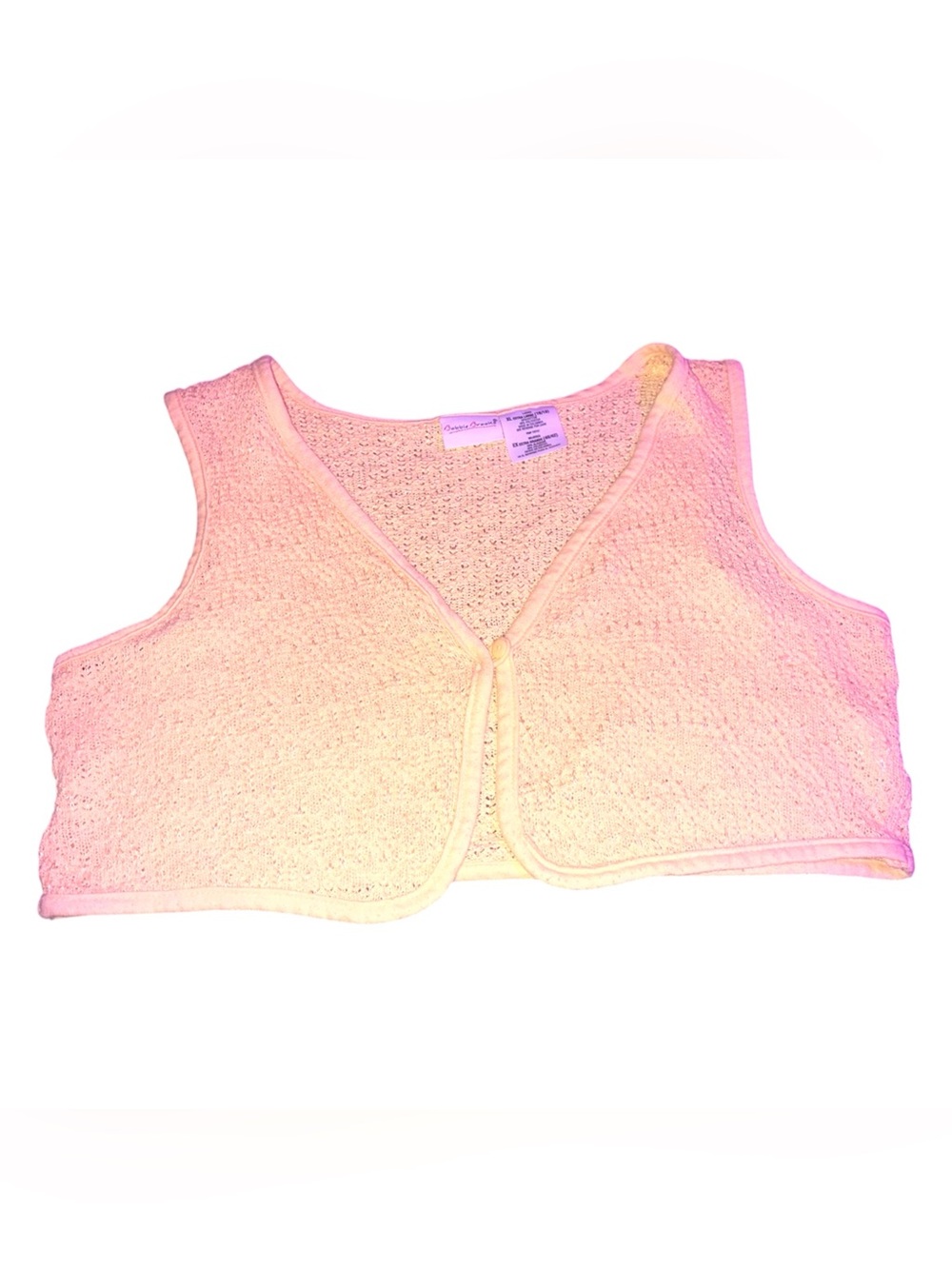 Bobbie Brooks Crochet Tank Vest